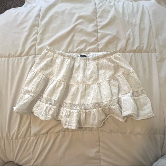 PacSun White Mini Skirt - Picture 1 of 5